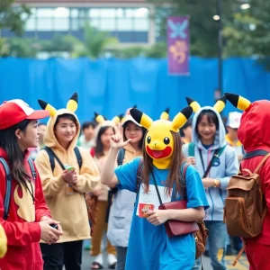 Students enjoying Poketoberfest at Oklahoma State University