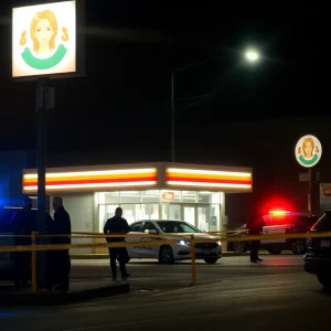 Police investigating a shooting incident near a convenience store in northeast Oklahoma City