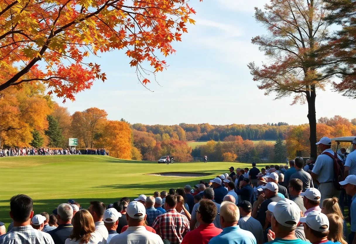 Golf tournament at Cherokee Hills Golf Club with local golfer in action.