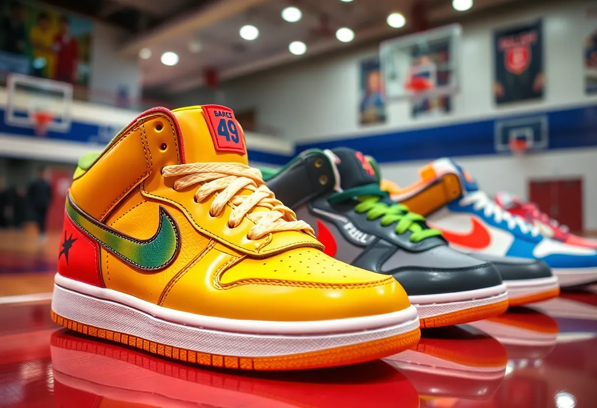 New sneaker line SHAI 001 launched by Shai Gilgeous-Alexander during practice.