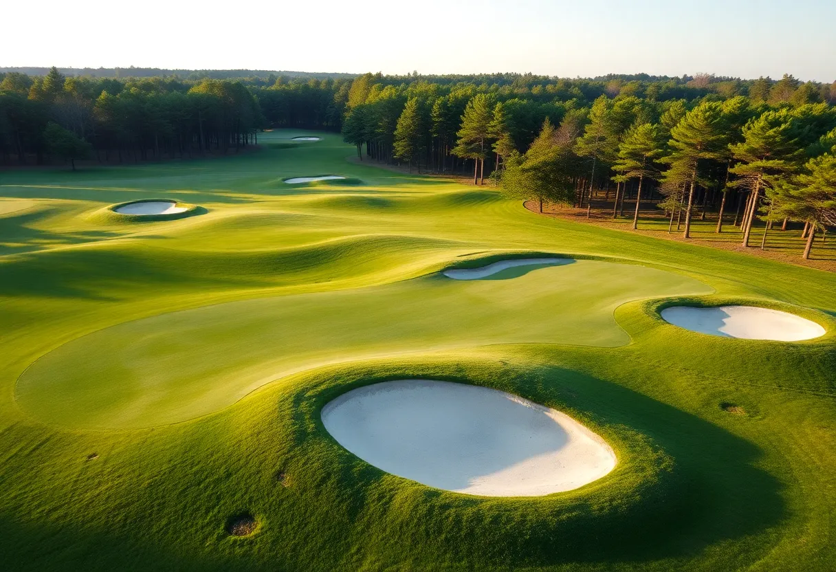 Renovated Southern Hills Country Club golf course