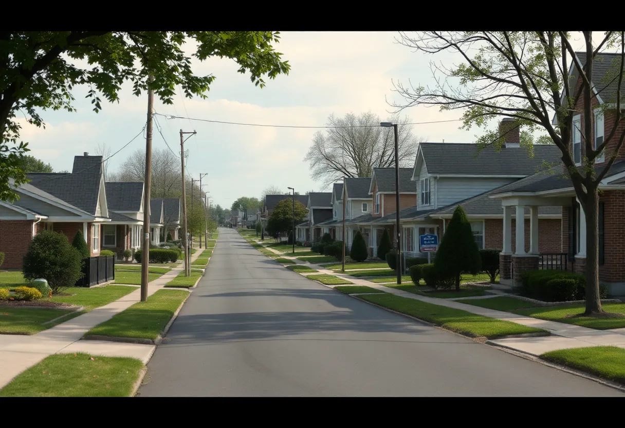 Neighborhood near schools in Spencer, Oklahoma after shooting incident