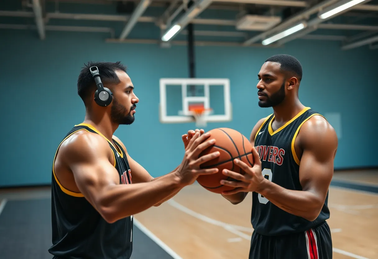 Rehabilitation session at Oklahoma City Thunder's sports medicine facility
