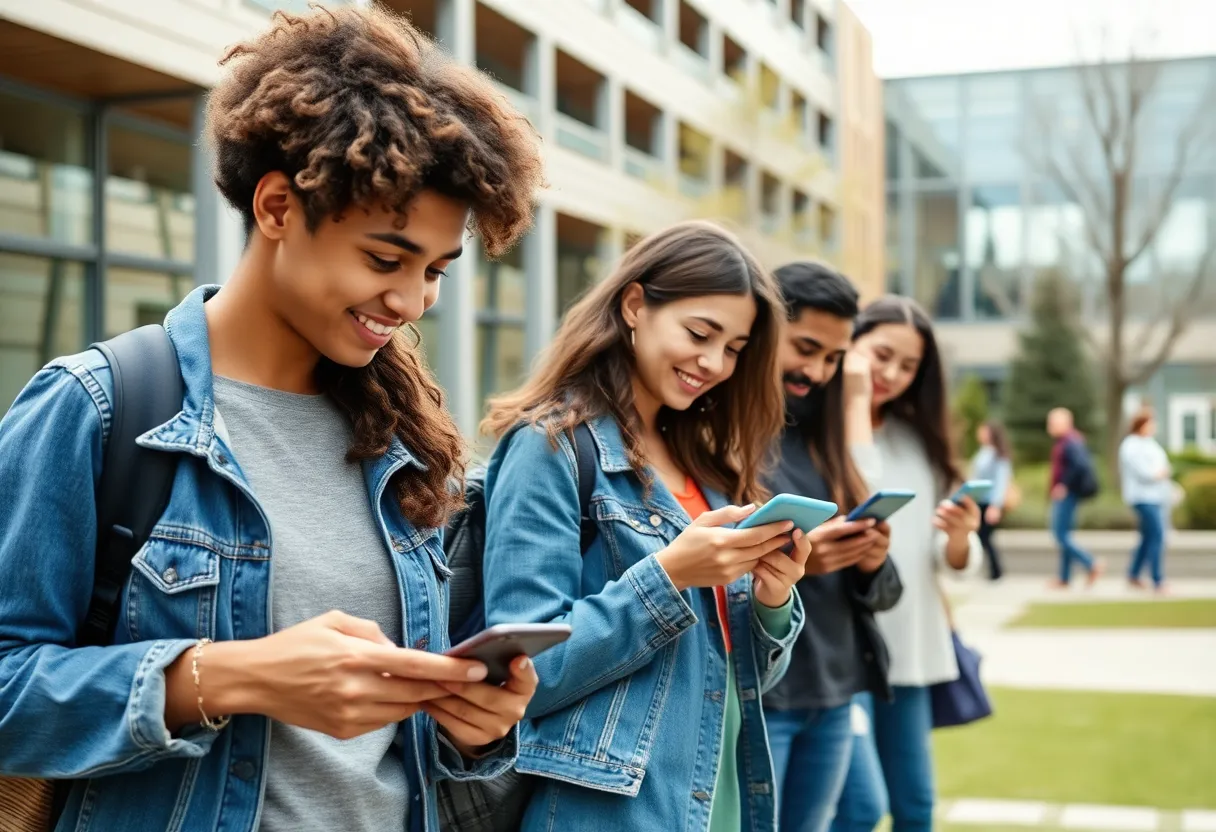 Students at University of Central Oklahoma using mobile app for mental health support