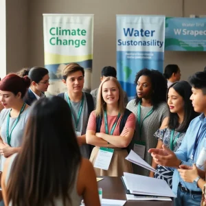 Students participating in discussion at the UCO Environmental Symposium