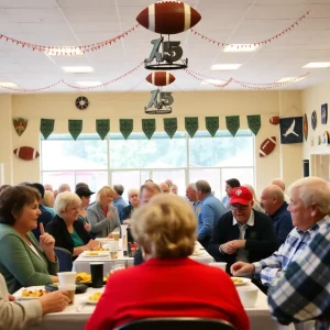 Attendees enjoying the Cowgirl Softball Diamond Club Banquet