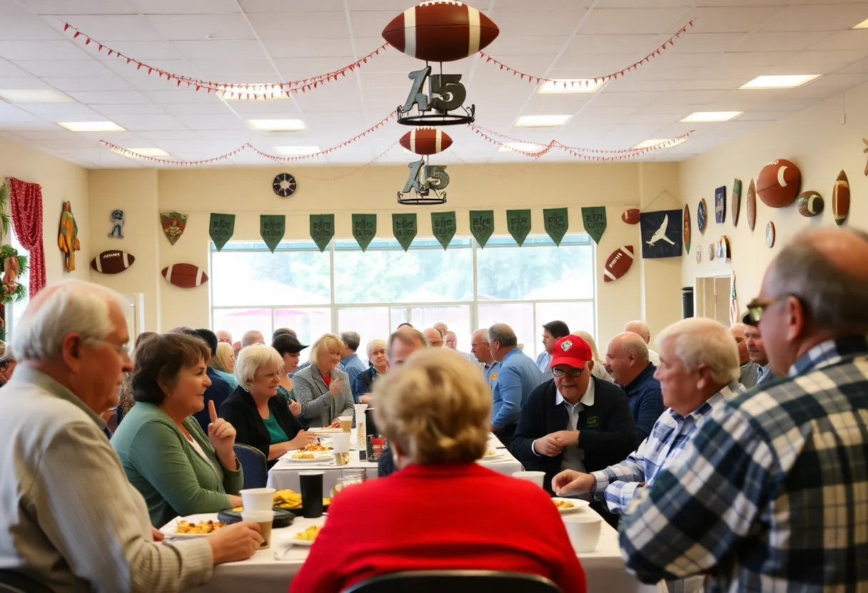 Attendees enjoying the Cowgirl Softball Diamond Club Banquet