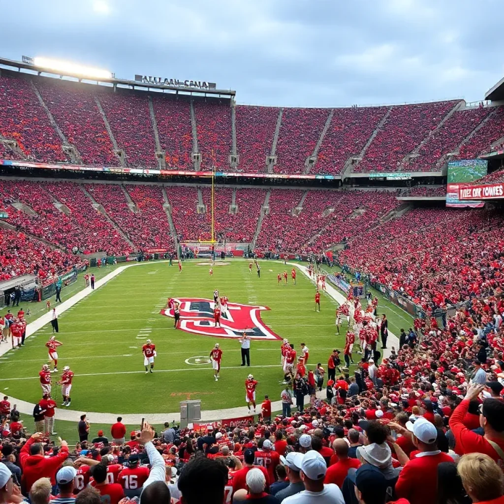 Crowd cheering at Iowa State Cyclones game