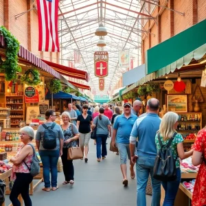 Shoppers supporting local businesses in Oklahoma City