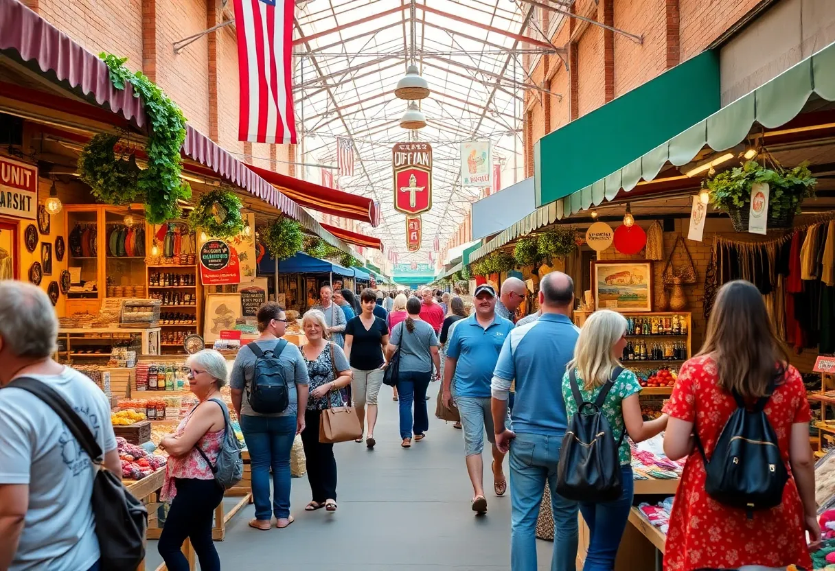 Shoppers supporting local businesses in Oklahoma City