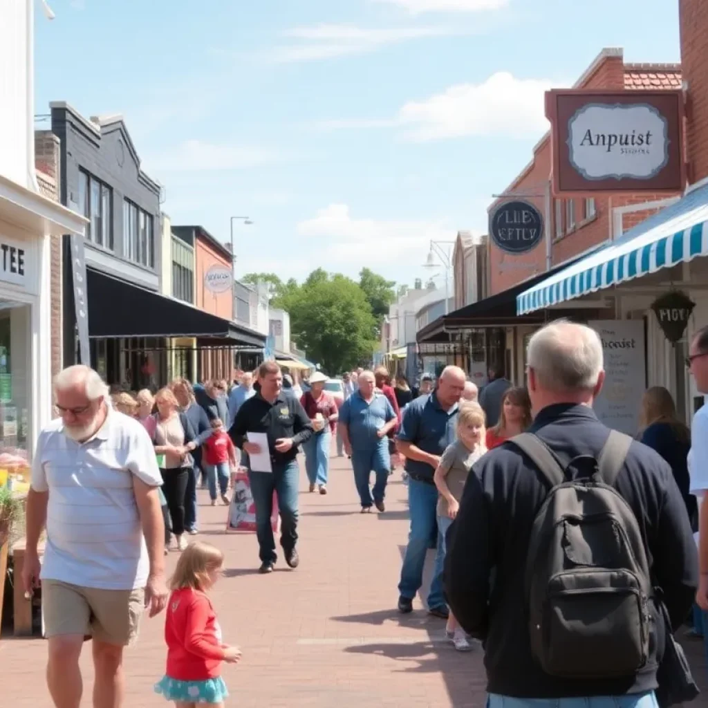 A lively community scavenger hunt event in Owasso with local small businesses.