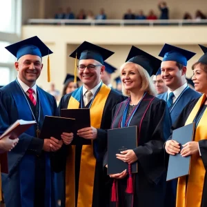 Ceremony honoring alumni for their contributions to education