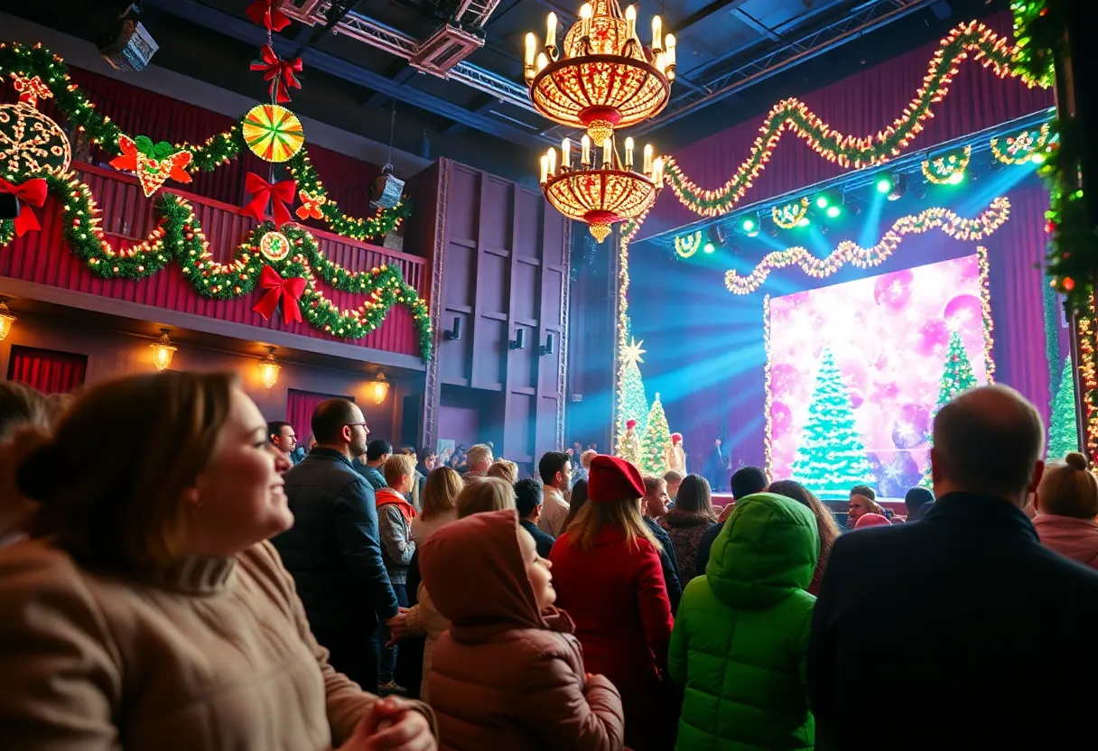 Families enjoying holiday performances in Minneapolis and St. Paul