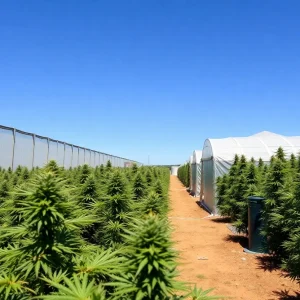Cannabis production facility in Oklahoma emphasizing solventless extraction methods.