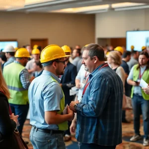 Contractors networking at the Catalyst 2026 Conference