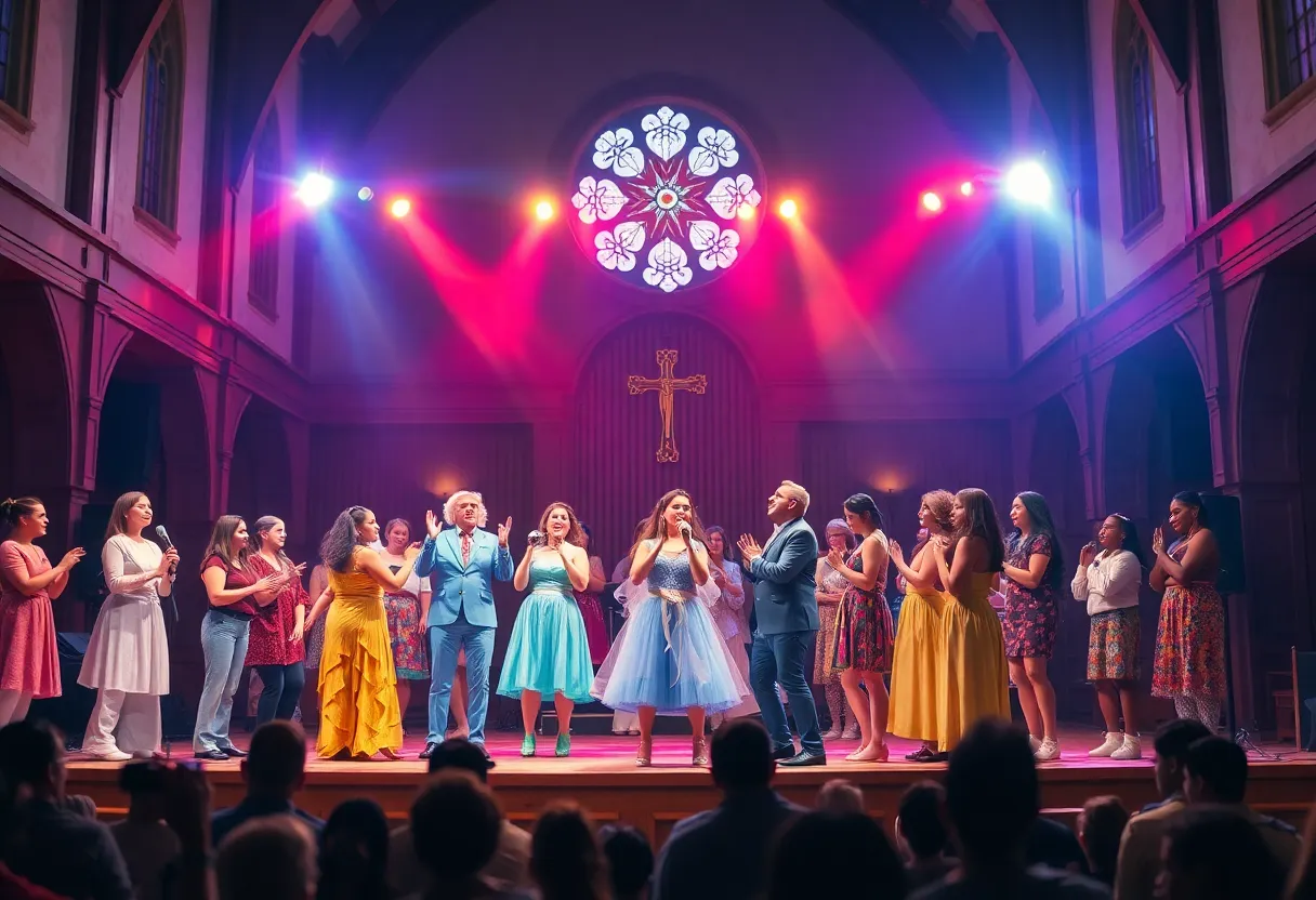 Cheyanne Marie showcasing her talent in a musical performance on stage.