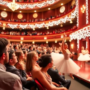 Audience at Civic Center Music Hall enjoying a live performance