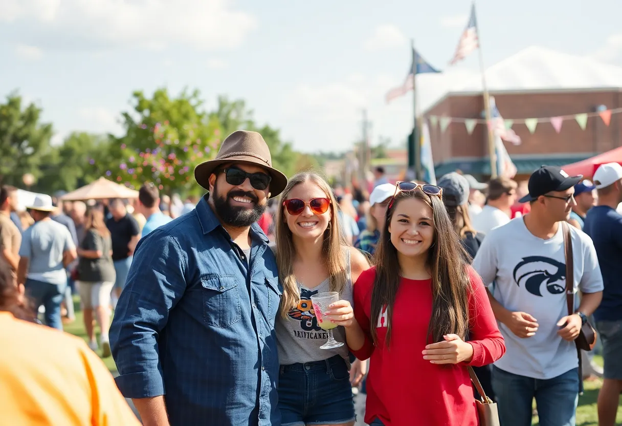 Celebration of College Football Playoff in Norman, Oklahoma