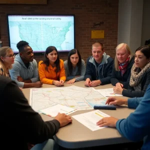 Community members in Shawnee discuss road safety initiatives