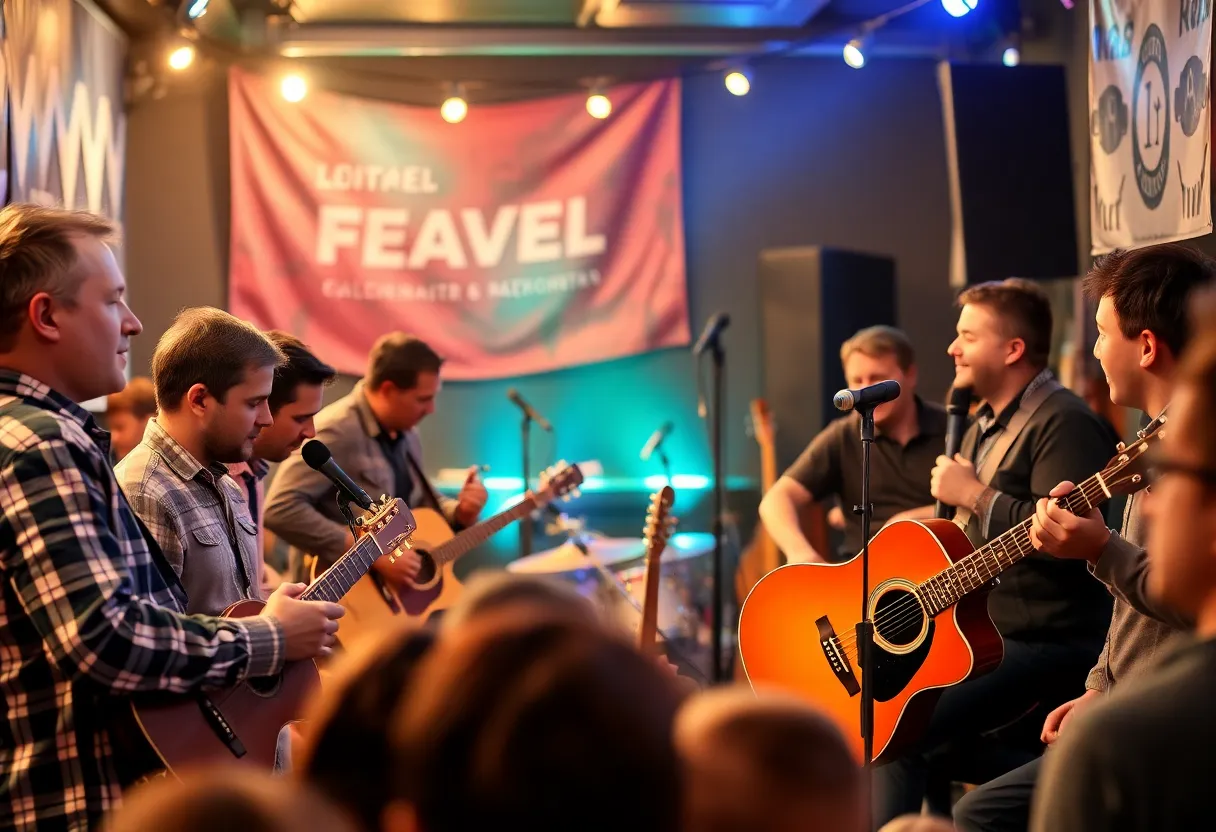 Live performances at the Crooner Circus Songwriter Festival