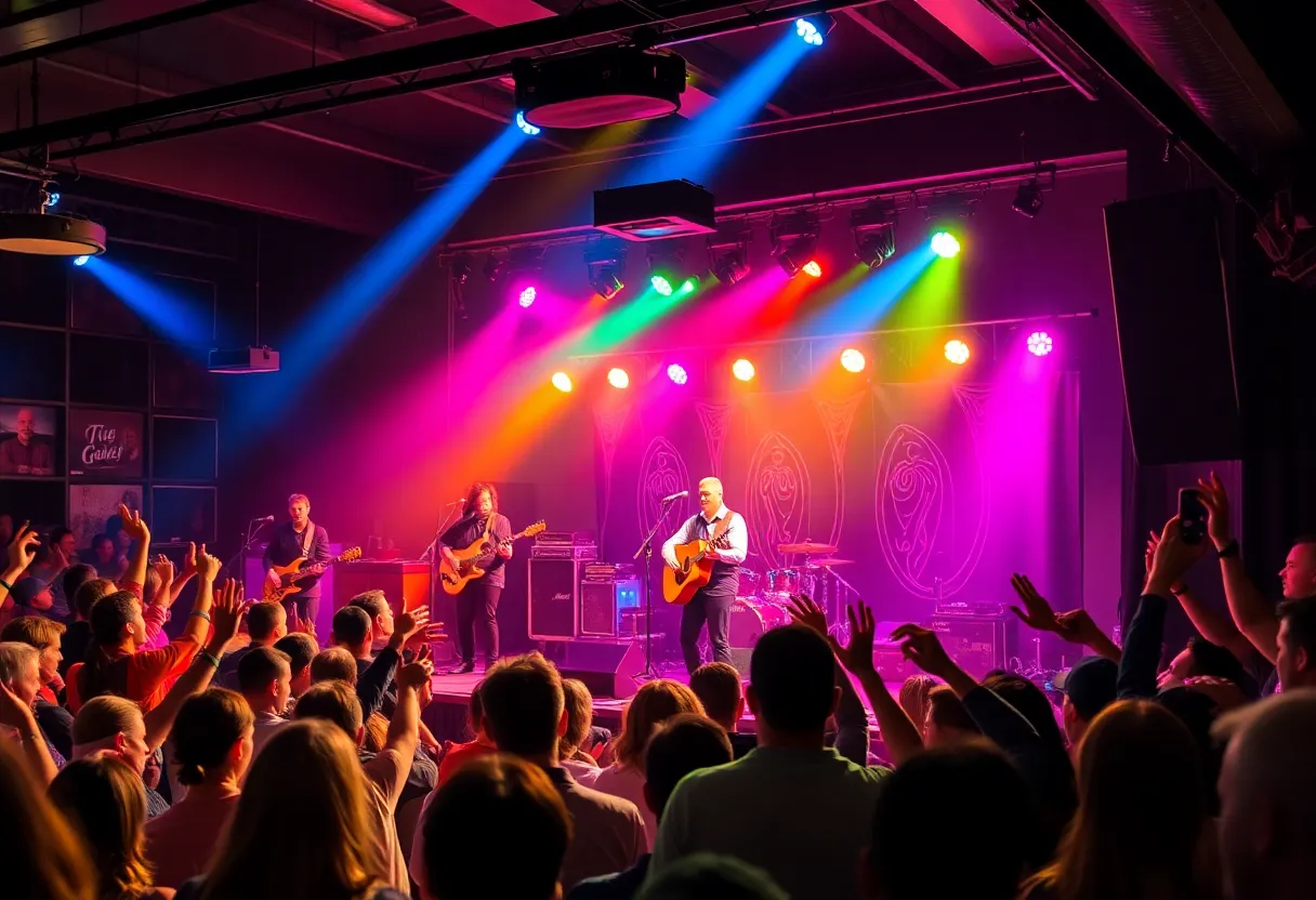 The Damn Quails performing on stage