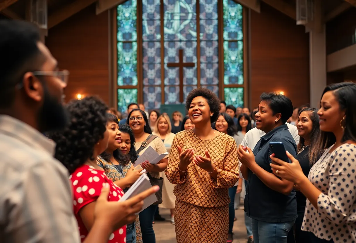 Contemporary Worship Service at Southern Hills United Methodist Church