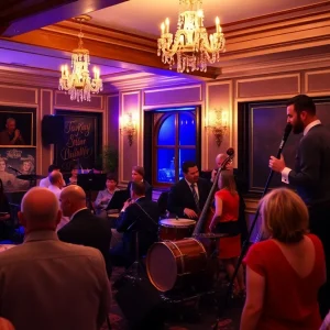 Live jazz performance at The Skirvin Hilton