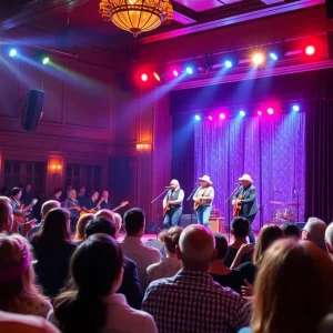 Concert audience enjoying a tribute band performance at The Ritz Theater.