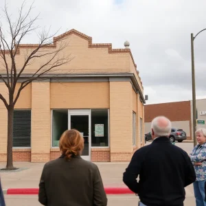 Closed First National Bank of Lindsay building