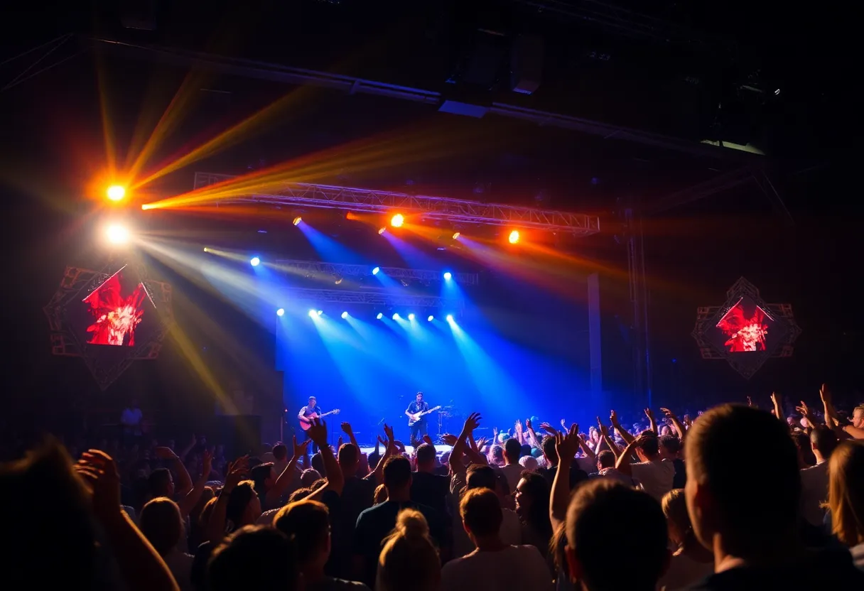 Audience at Mammoth's concert in Oklahoma City