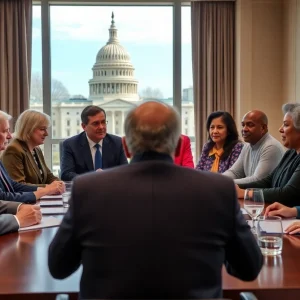 Mayors gathered for the USCM Winter Meeting discussing urban challenges