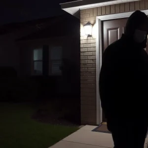 Masked Intruder at Midwest City Residence