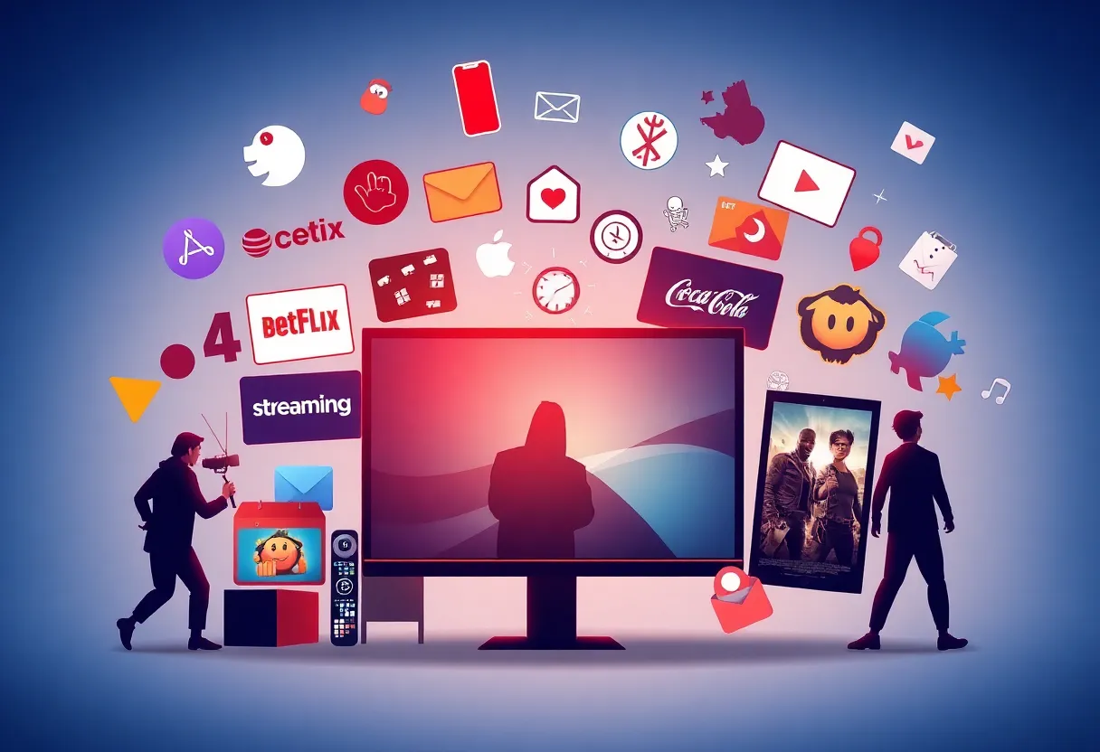 Illustration of the Netflix acquisition of Warner Bros. Discovery