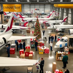 Oklahoma City business district with focus on aviation planning