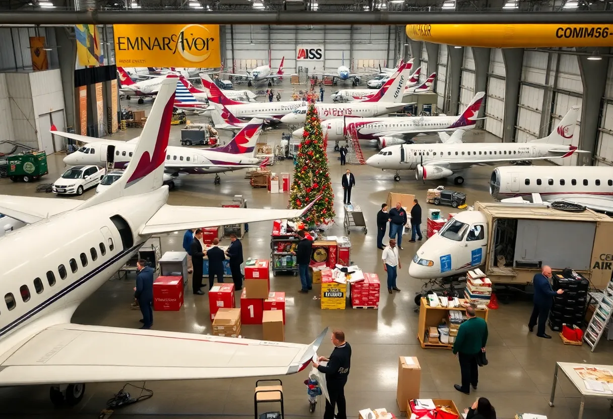 Oklahoma City business district with focus on aviation planning