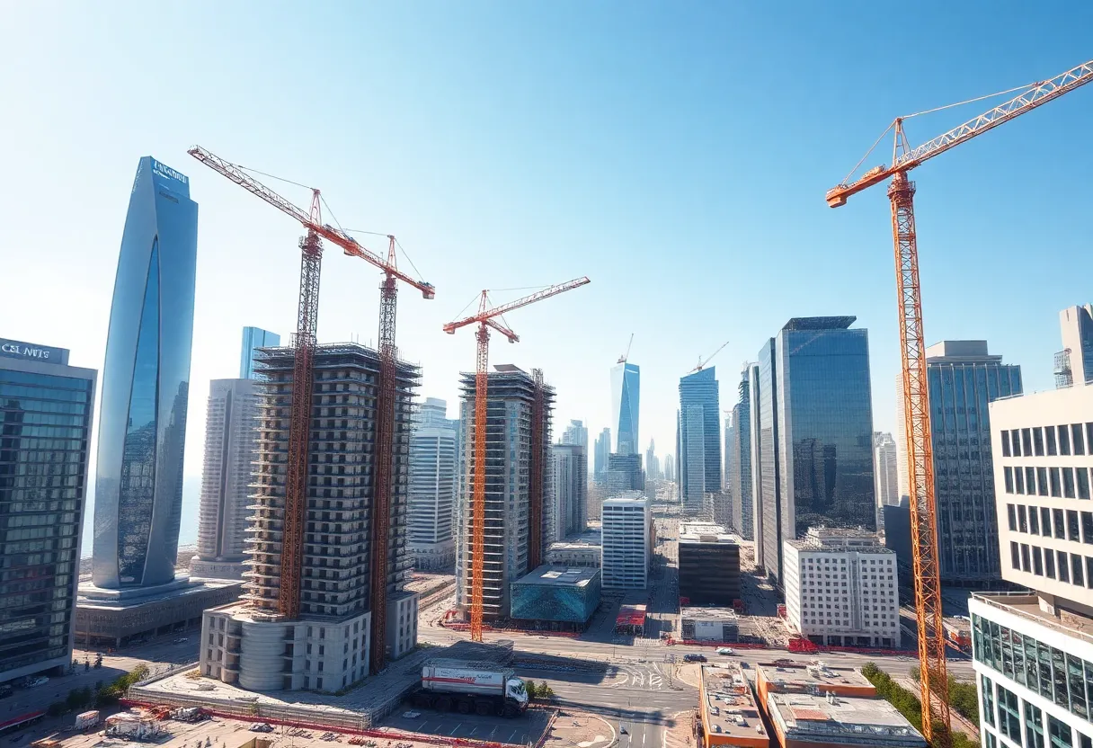 Rendering of future construction projects in Oklahoma City