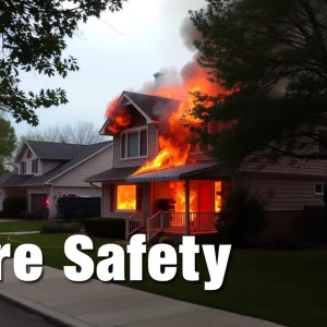 Firefighters responding to a house fire in Oklahoma City