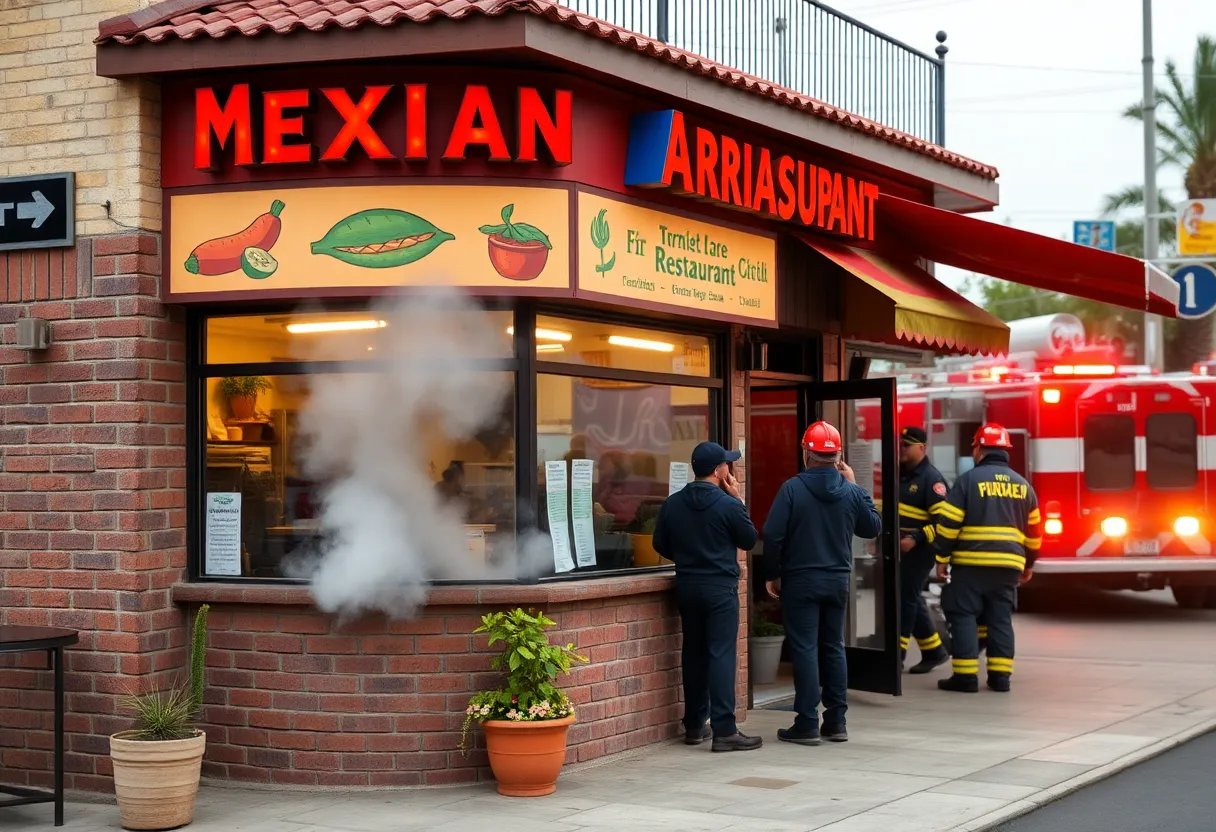 Firefighters contain fire at Taco Empire restaurant