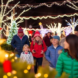 Families celebrating at Oklahoma City Zoo during seasonal events
