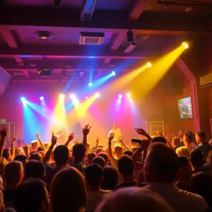 Crowd enjoying a live concert featuring Paul Jesse at Sailor & The Dock