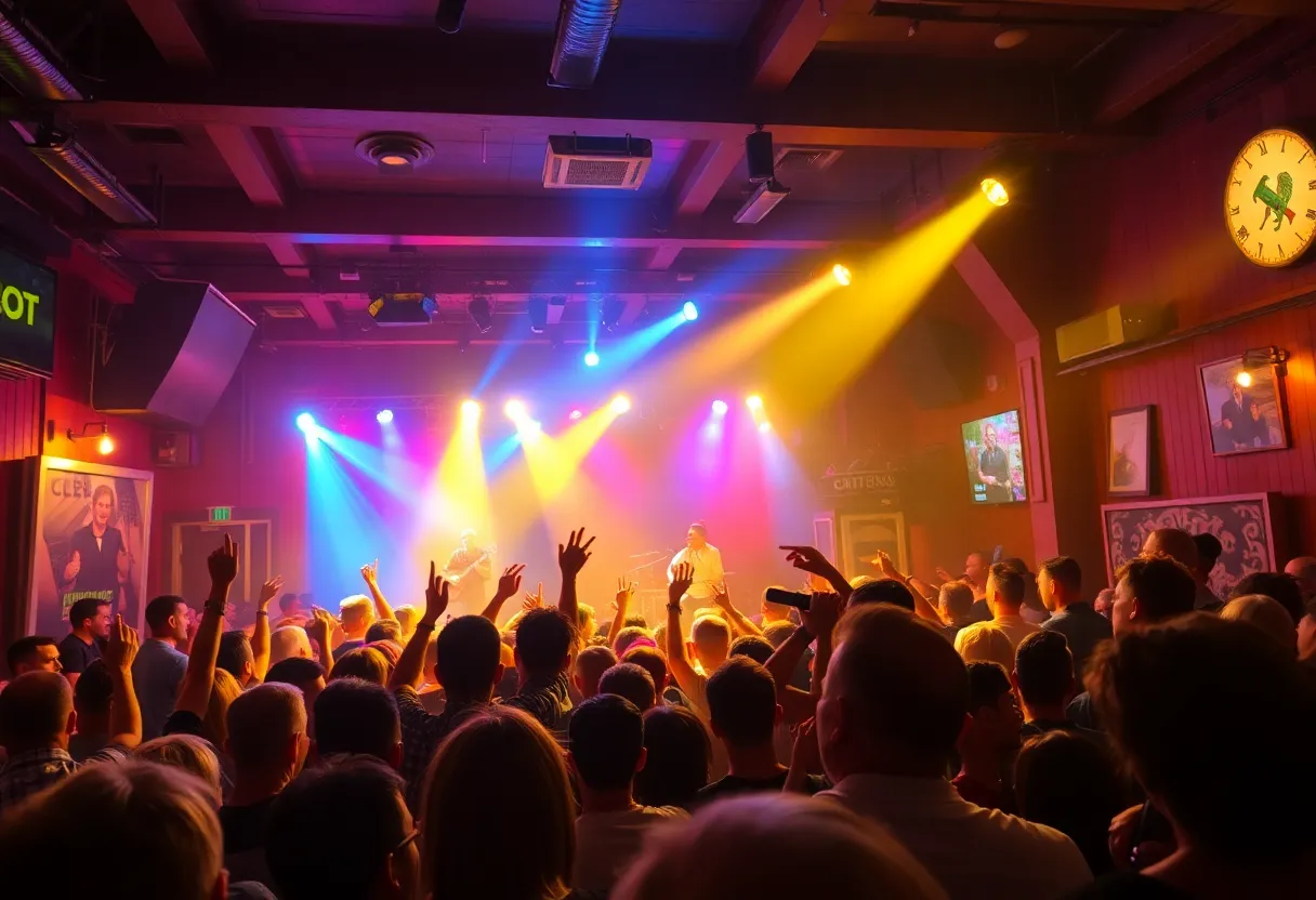 Crowd enjoying a live concert featuring Paul Jesse at Sailor & The Dock