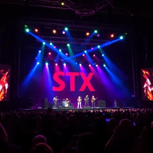 Styx performing live on stage at a concert