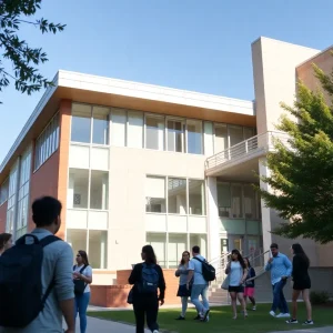 Students engaging in activities on the Southwestern Oklahoma State University campus.