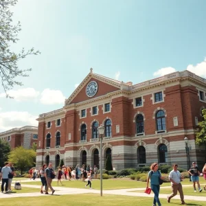 Historic building of the University of Oklahoma