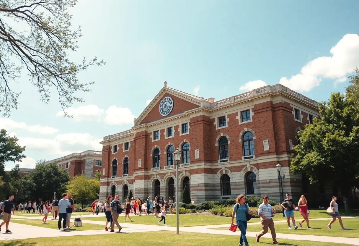 Historic building of the University of Oklahoma