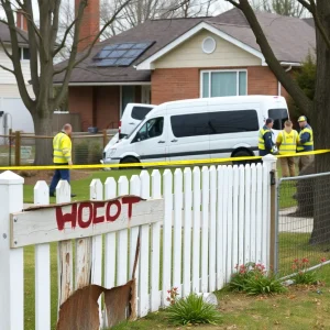White van crashed into a house near NE 103rd St & N Kelley Ave in Oklahoma City