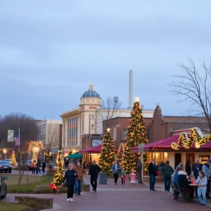 Warm Christmas in Norman, Oklahoma with community celebrations