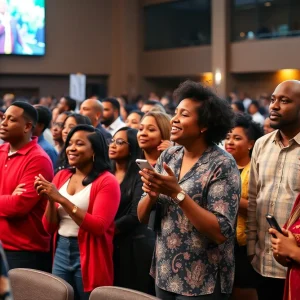 A gathering of Christian leaders at the Advance Conference in Oklahoma.