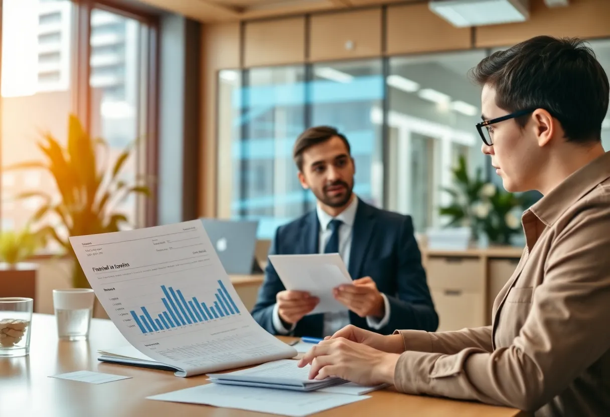 Financial analyst discussing Bank7 Corp financial results