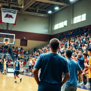 Dickson Comets and Bethany Bronchos in basketball championship match